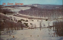 Seven Springs Ski Area Postcard