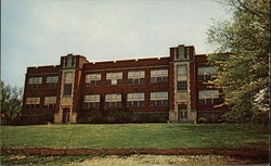 High School Paoli, IN Postcard Postcard Postcard