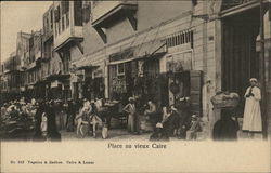 Place Au Vieux Ville Postcard