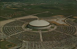 Aerial View of The Astrodome Houston, TX Postcard Postcard Postcard