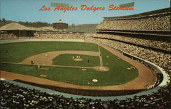 View of Dodgers Stadium Postcard