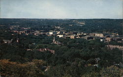 Birds Eye View of Town Mankato, MN Postcard Postcard Postcard