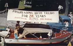 Floats, Bicentennial Parade, August 1960 Postcard