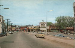 Intersection of Main and Cornwallis Streets Kentville, NS Canada Nova Scotia Postcard Postcard Postcard