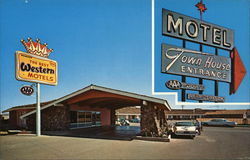 Motel Town House Postcard