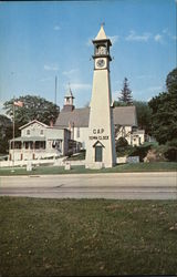 Gap Town Clock Pennsylvania Postcard Postcard Postcard