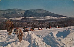Snowmobiles Return from the Trail Sullivan County, PA Postcard Postcard Postcard