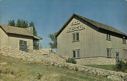 View of Free Museum Meade, KS Postcard Postcard Postcard