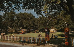 Kiddy Land, Riverside Park & Zoo Independence, KS Postcard Postcard Postcard