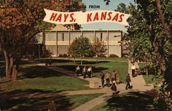 Greetings from Hays, Kansas Postcard Postcard Postcard