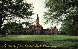 Administration Building, Kansas State University Postcard