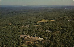 Aerial view of Inn Buck Hill Falls, PA Postcard Postcard Postcard