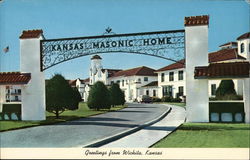 Kansas Masonic Home Wichita, KS Postcard Postcard Postcard