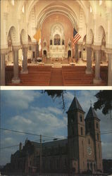 St. Fidelis Church, "Cathedral of the Plains" Postcard