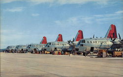 Hercules on the Flight Line at Lockheed's Plant Marietta, GA Postcard Postcard Postcard