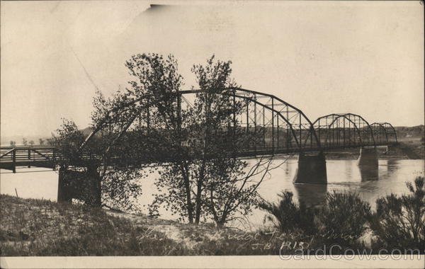 Bridge Over River, 1913 Terry Montana