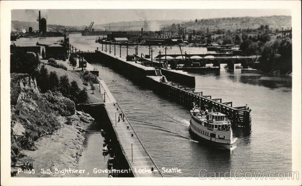S.S. Sightseer, Government Locks Seattle Washington