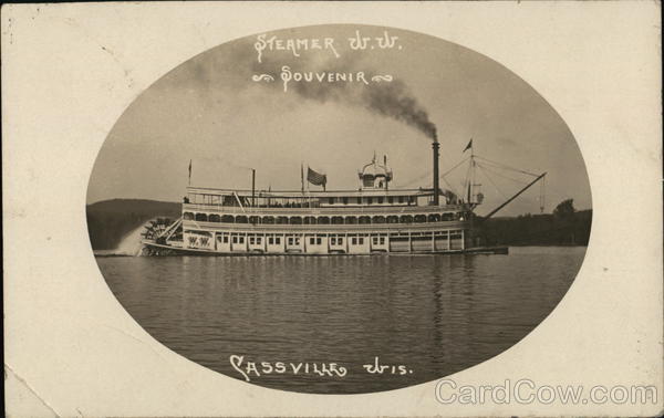 Steamer W.W. Souvenir Cassville Wisconsin
