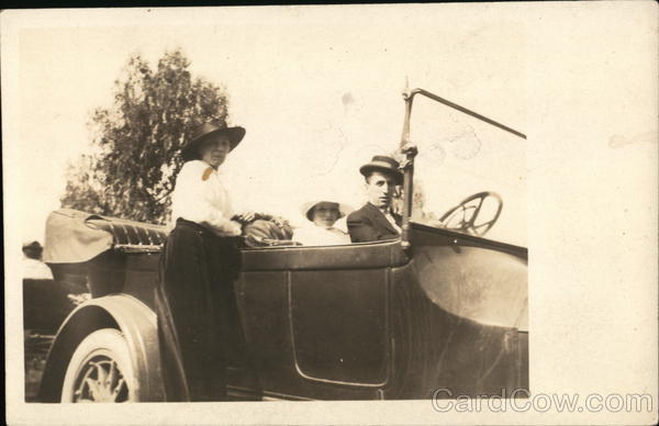 Posing on a Car Cars
