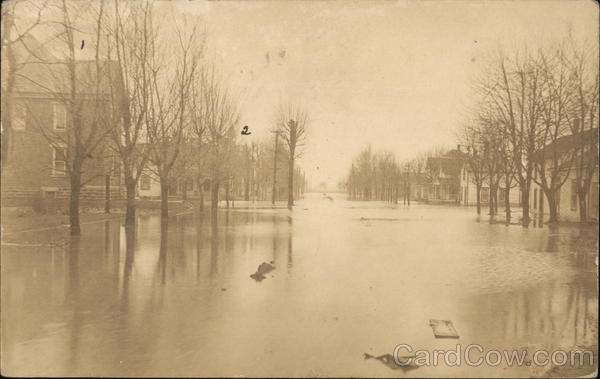Flooded Town Ohio