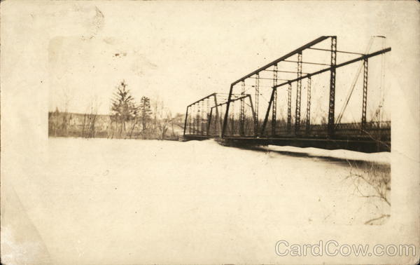 Iron Bridge Across Messenwa River Vernon Indiana