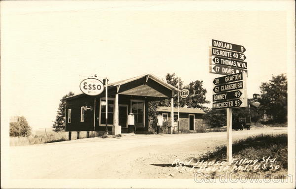 Red House Esso Filling Station Redhouse Maryland