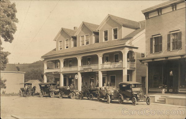 The Commercial Hotel, Auto Club Richmondville New York