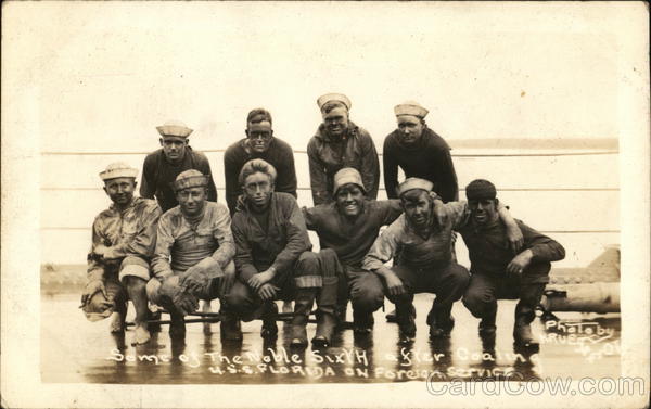 Some of the Noble Sixth After Coaling, USS Florida