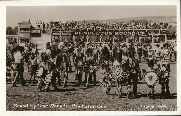Round-Up Time Parade Pendleton Oregon