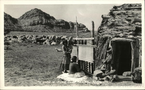 At Home in Navajo Land Native Americana