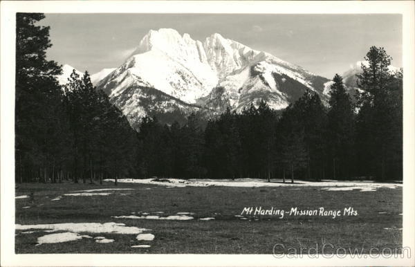 Mt. Harding, Mission Range Mountains Montana
