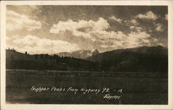 Trapper Peaks From Highway 93 Postcard