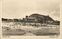 Atlantic City, Convention Hall Postcard