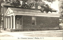 Country Lawyer Office Postcard