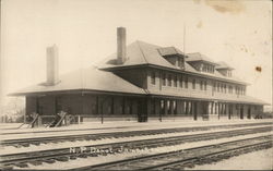 N.P. Depot Jamestown, ND Postcard Postcard Postcard