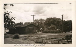 Railroad Depot Winnebago, IL Postcard Postcard Postcard