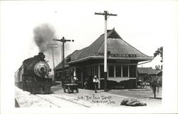 BIg Four Depot Fairmount, IN Postcard Postcard Postcard