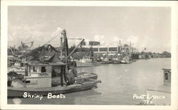 Shrimp Boats Port Lavaca, TX Postcard Postcard Postcard