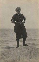 Woman Posing at Beach Woman Posing at Beach
