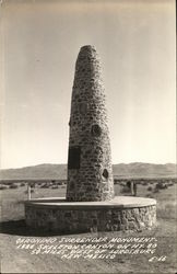 Geronimo Surrender Monument, Skeleton Canyon Gila, NM Postcard Postcard Postcard