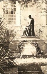 Evangeline Statue Postcard