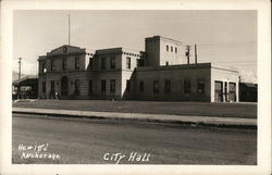 City Hall Anchorage, AK Postcard Postcard Postcard