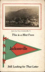 Bird's Eye View of Jacksonville Vermont Postcard Postcard Postcard