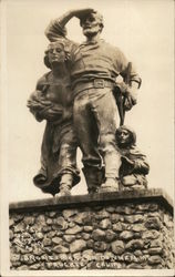 Bronze Pioneer, Donner Mt. Postcard