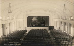 Auditorium, Women's Club of Evanston Illinois Postcard Postcard Postcard