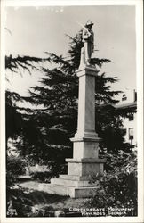 Confederate Monument Waycross, GA Postcard Postcard Postcard