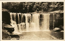 Cumberland Falls at Low Water - Cumberland Falls State Park, Ky. Postcard