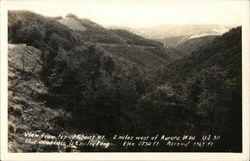 View from Top of Cheat Mountain Postcard