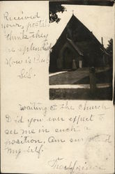 Rustic Church Postcard