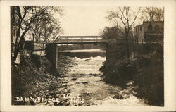 Dam and Bridge Eagle Mills, NY Postcard Postcard Postcard